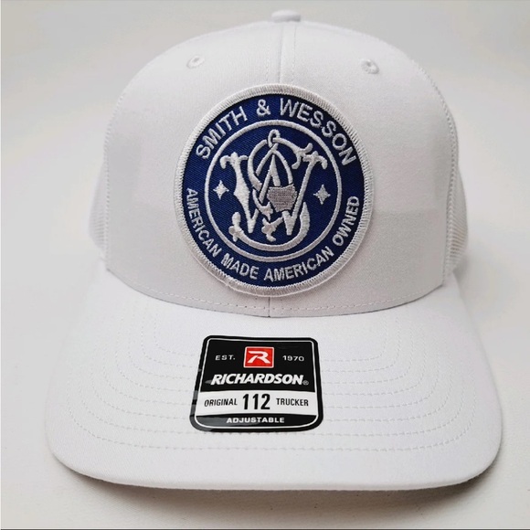 Smith & Wesson Embroidered Patch
Richardson 112 Trucker Mesh Snapback
Cap Hat Wh - Picture 2 of 5